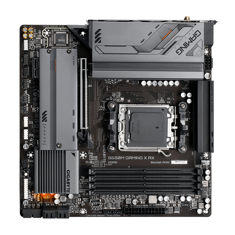 Bekijk afbeelding 5 van Gigabyte AM5 B650M Gaming X AX - DDR5/2xM.2/2xDP/HDMI